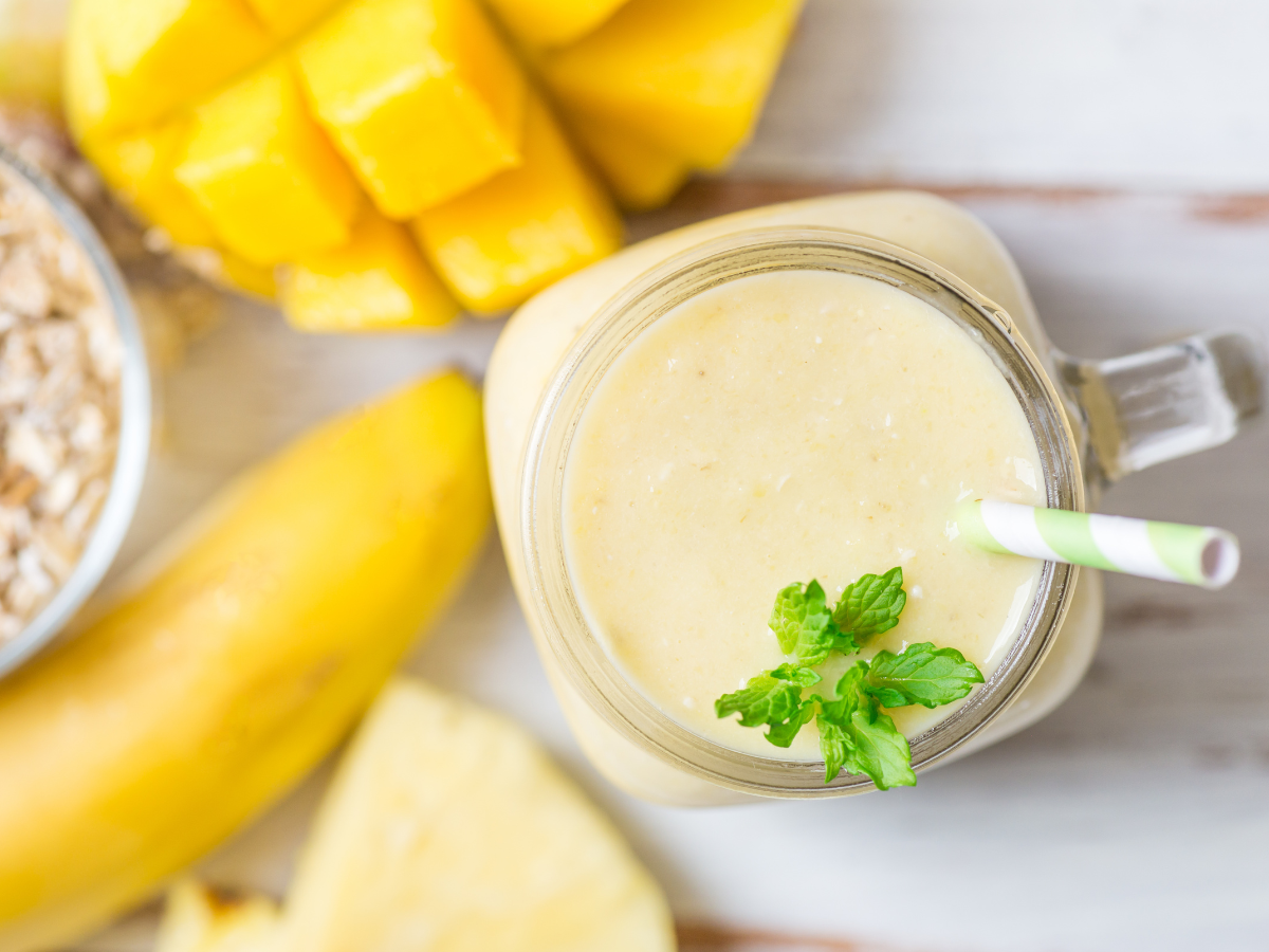 Vegan Tropical Protein Smoothie