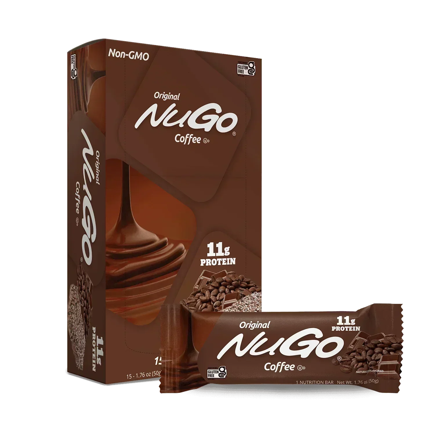 NuGo Original Coffee Bar and Box