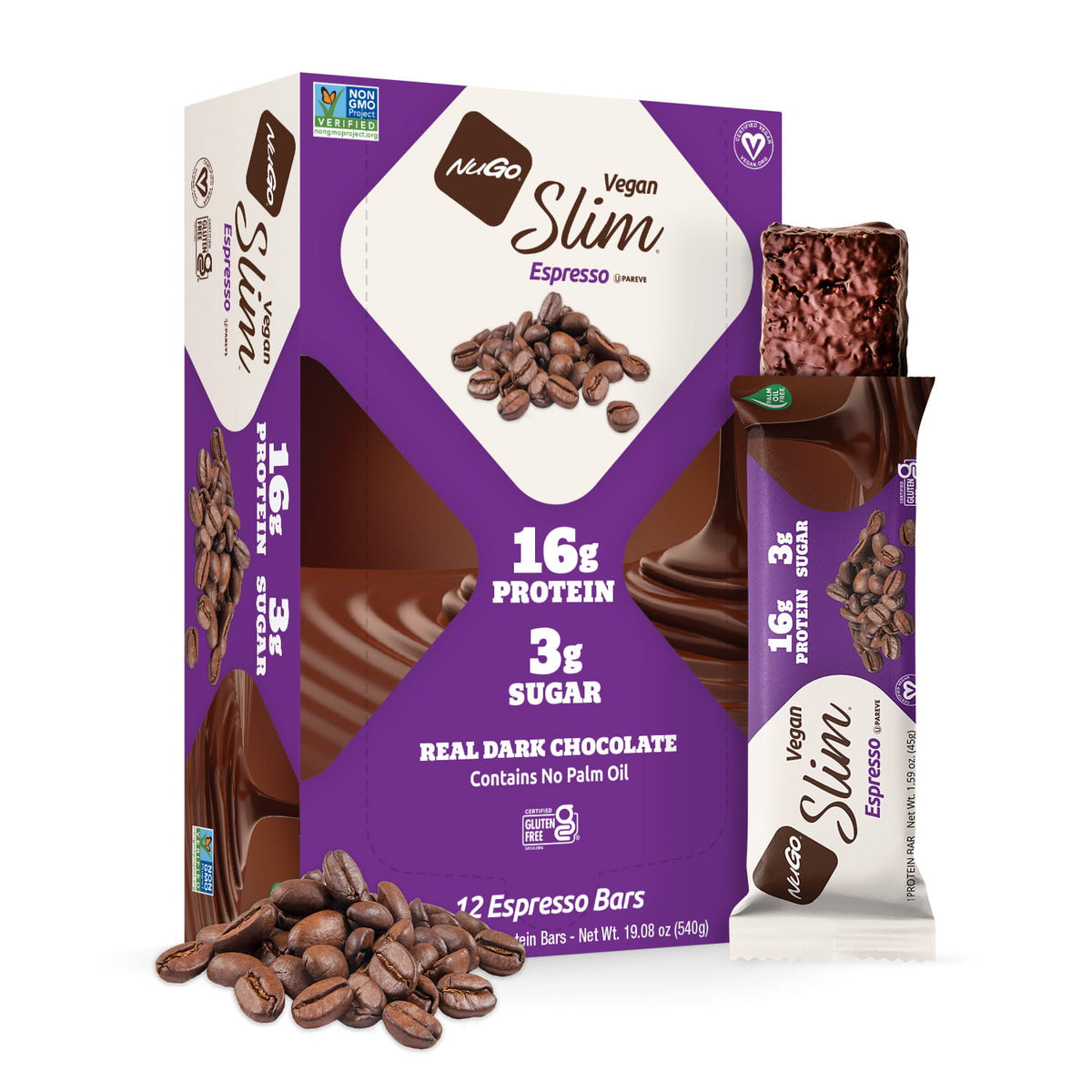 NuGo Slim Espresso Bar and Box