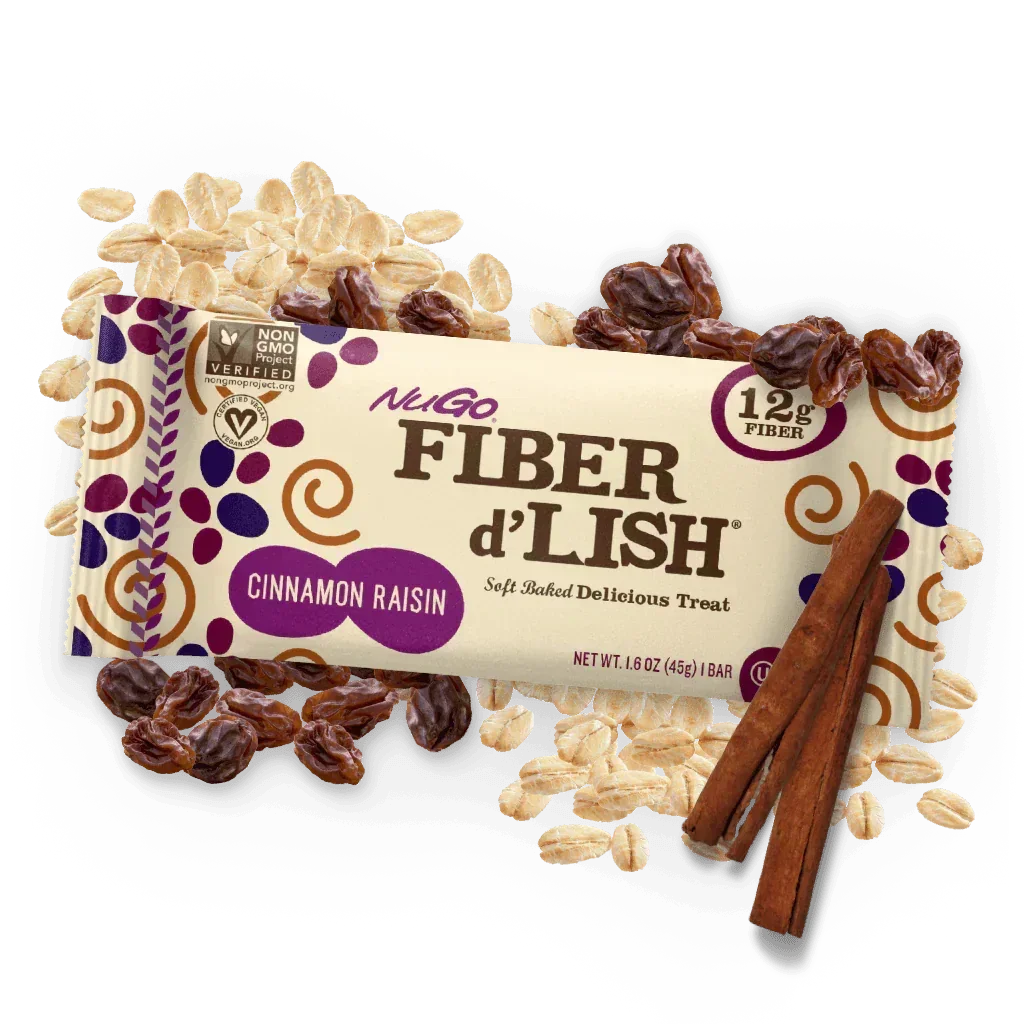 NuGo Fiber d'Lish Cinnamon Raisin