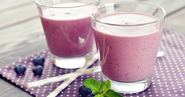 Vegan Blueberry Coconut Smoothie