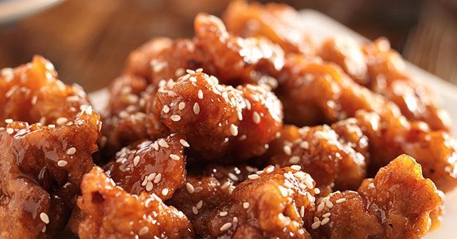 Vegan Sticky Sesame Cauliflower Wings