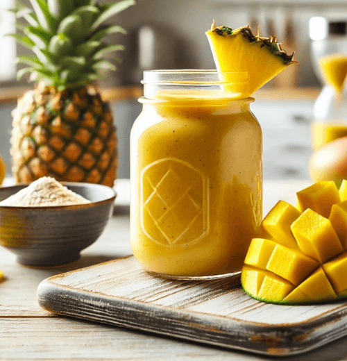 Vegan Tropical Protein Smoothie