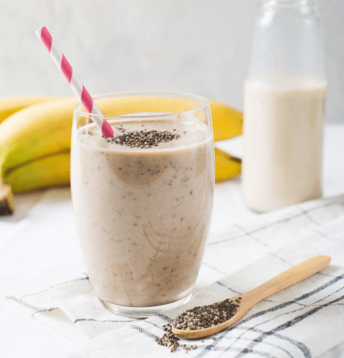 Chocolate Banana Chia Smoothie