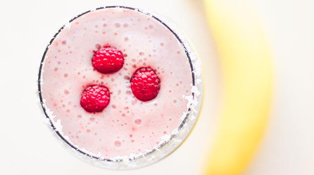 Skinny Raspberry Coconut Smoothie