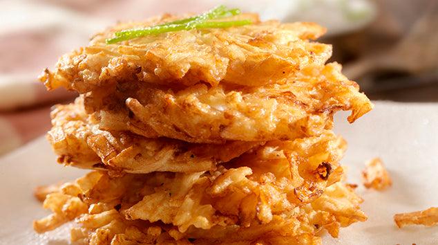 Gluten-Free, Vegan Baked Latkes