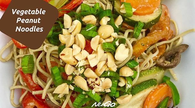 Vegetable Peanut Noodles