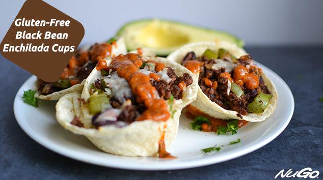 Gluten-Free Black Bean Enchilada Cups