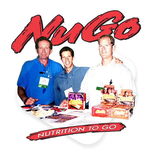 old NuGo logo with three of the Originators