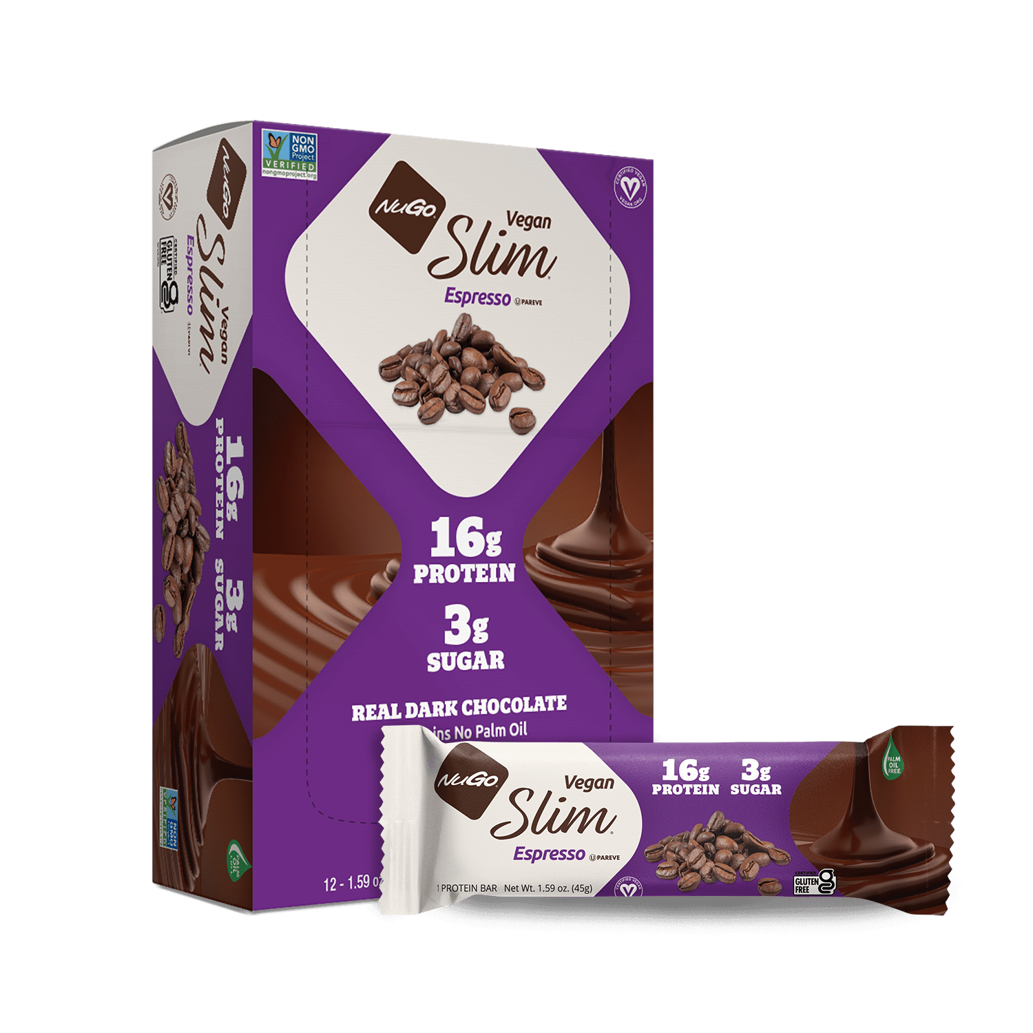 NuGo Slim Espresso Bar and Box