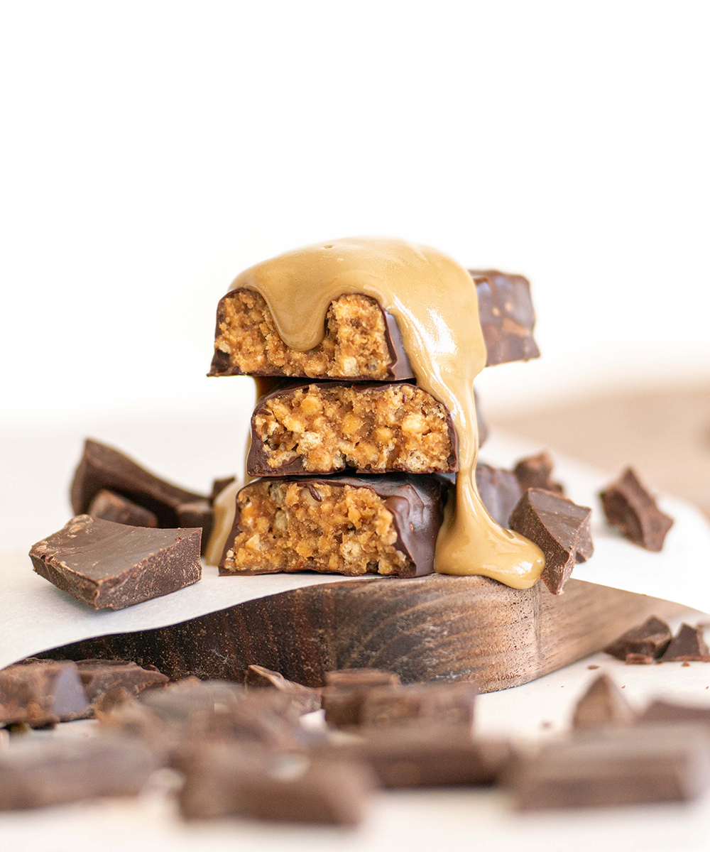 NuGo Slim Bar with Peanut Butter Drip