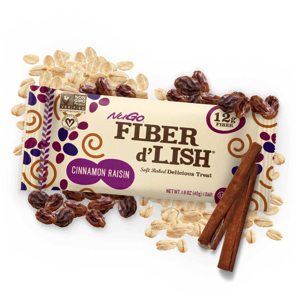 NuGo Fiber d'Lish Cinnamon Raisin