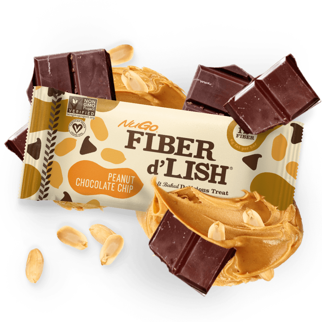 NuGo Fiber d'Lish Peanut Chocolate Chip